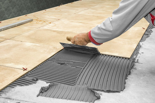 Tile work